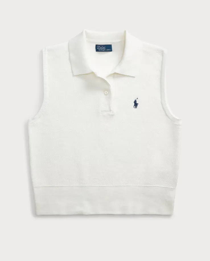 Bawełniana bluzka polo z logo