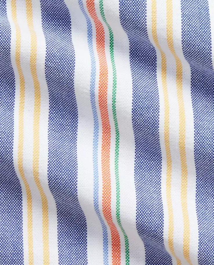 Bawełniana koszula w paski Custom Fit
