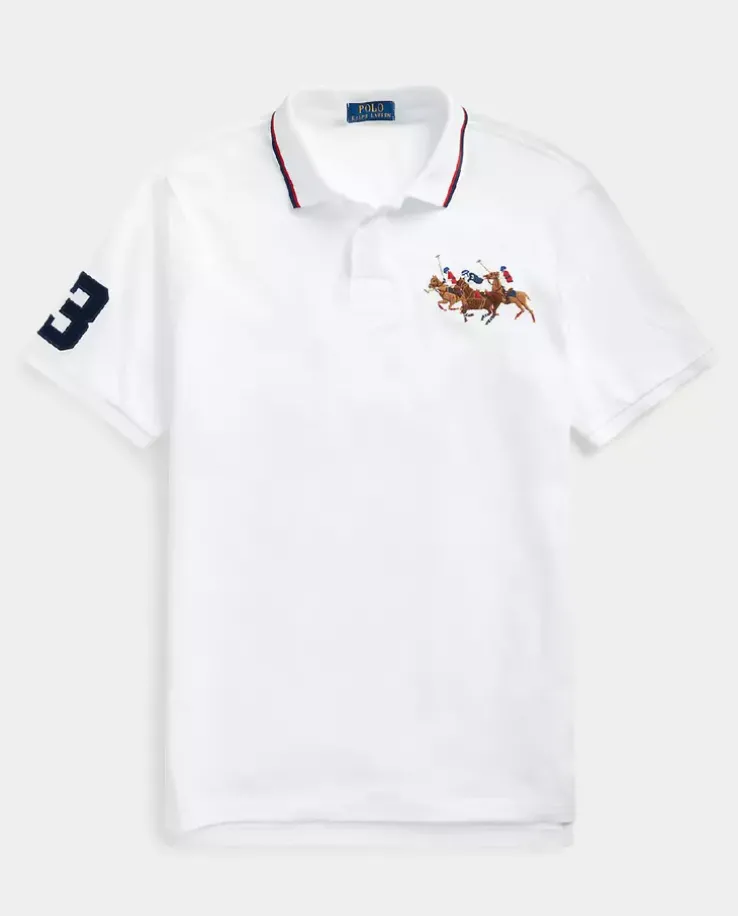 Bawełniana koszulka polo Custom Slim Fit