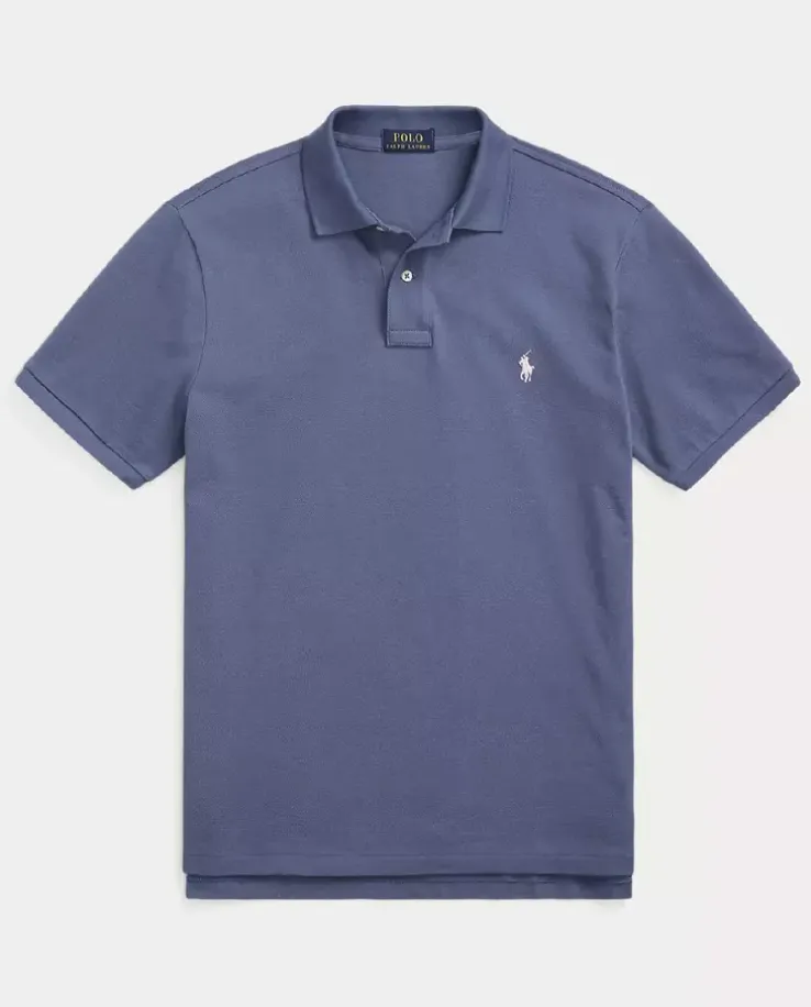 Bawełniana koszulka polo z logo Slim Fit