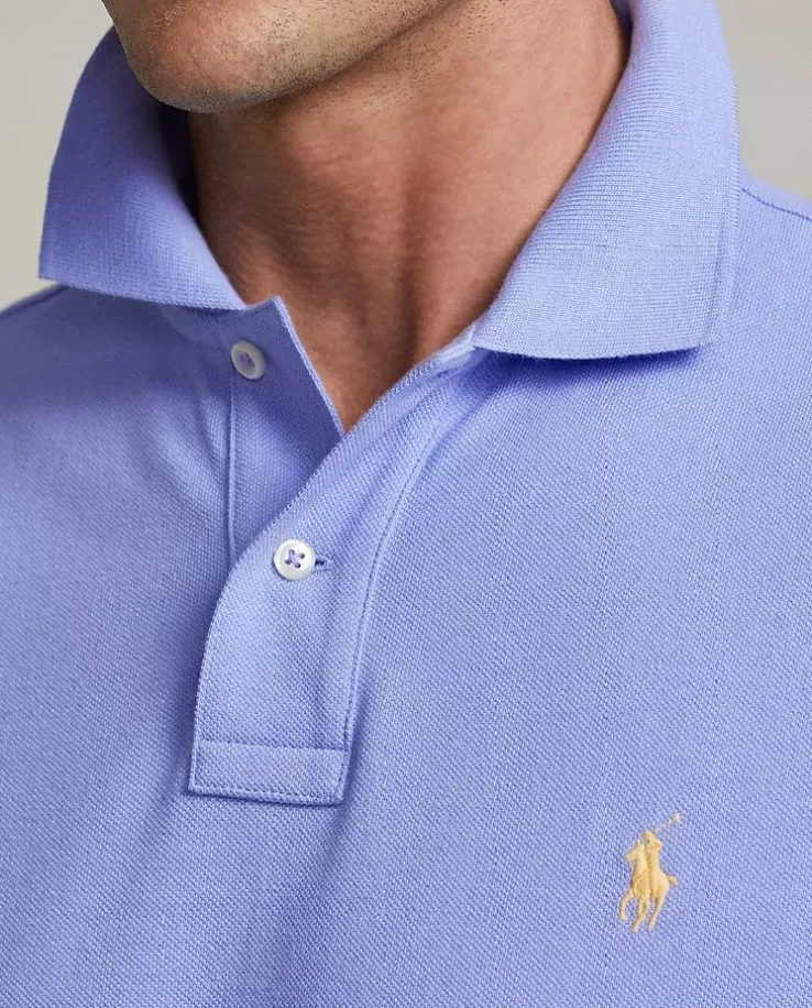 Bawełniana koszulka polo z logo Slim Fit