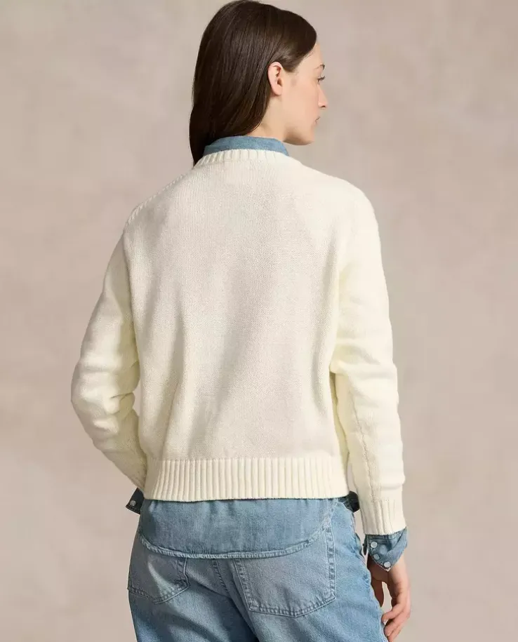Bawełniany sweter Relaxed Fit