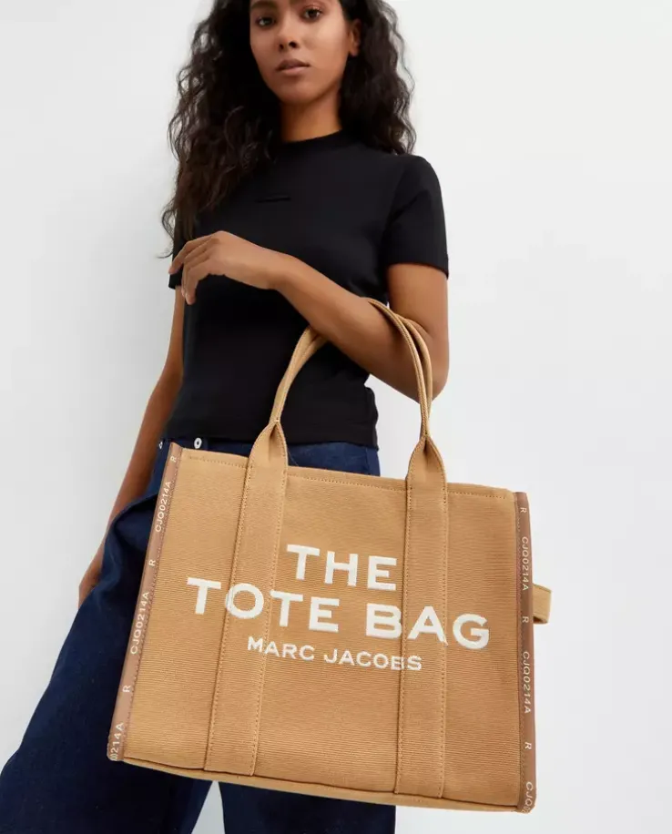 Beżowa torba na ramię The Tote Bag Large