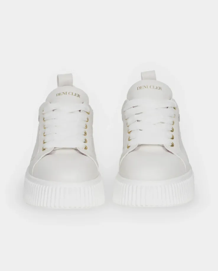 Beżowe sneakersy Beige Fusion