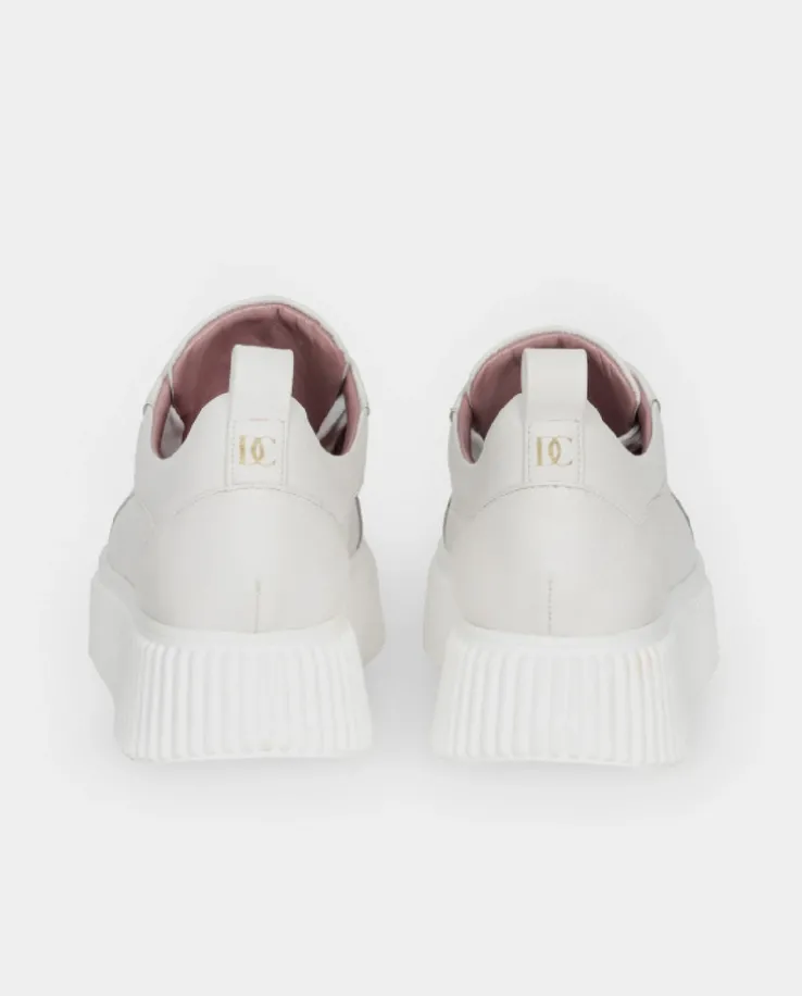 Beżowe sneakersy Beige Fusion