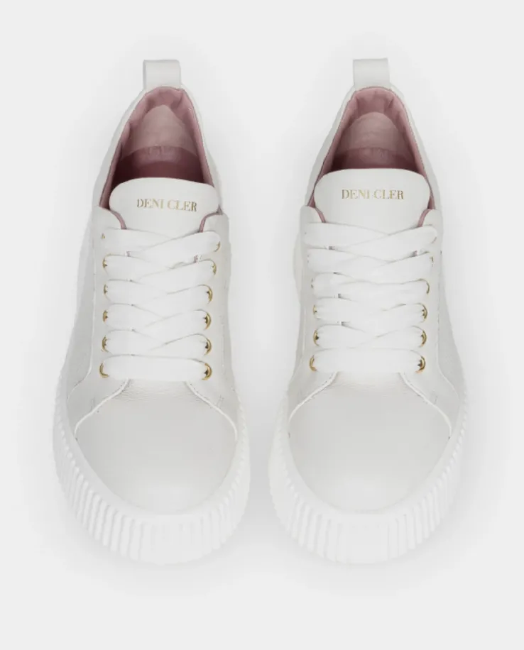 Beżowe sneakersy Beige Fusion
