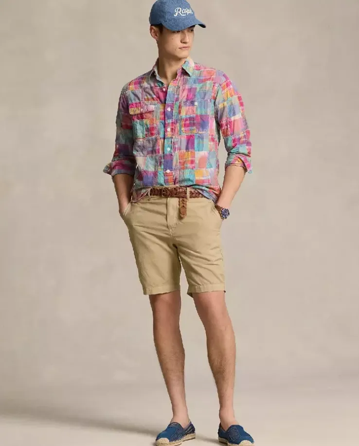 Beżowe spodenki Classic Fit