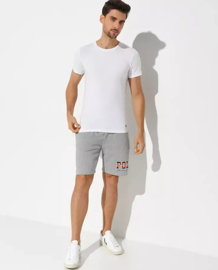 Biała bawełniana koszulka Slim Fit (3-pack)