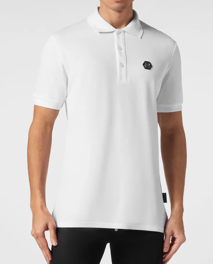 Biała koszulka polo