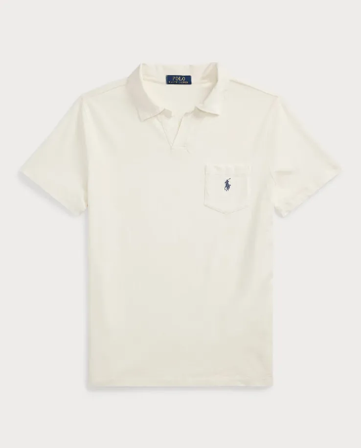 Biała koszulka polo Standard Fit