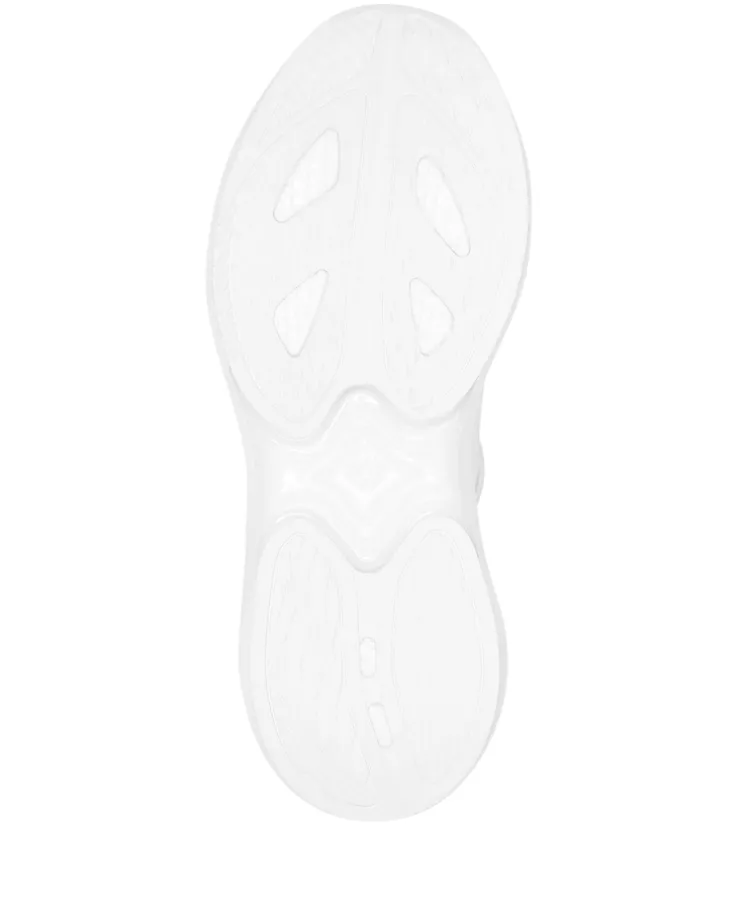 Białe sneakersy sportowe z logo