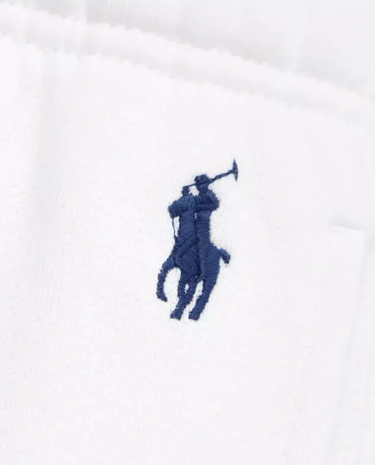 Białe spodnie dresowe z logo