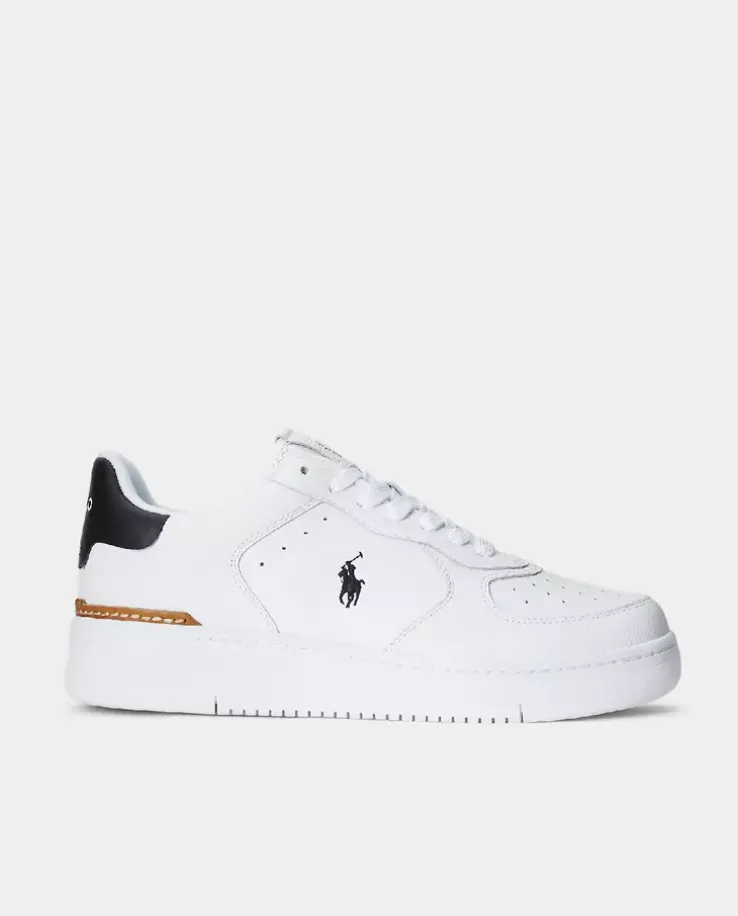 Biało-czarne sneakersy Masters Court