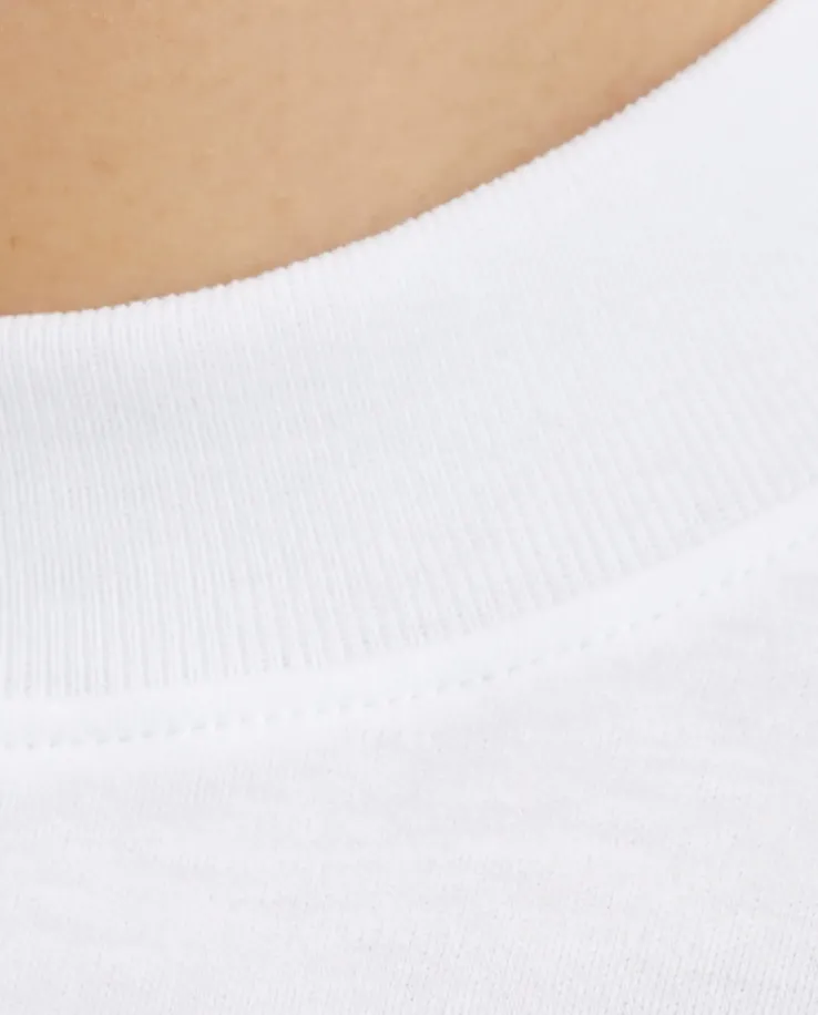 Biały bawełniany t-shirt