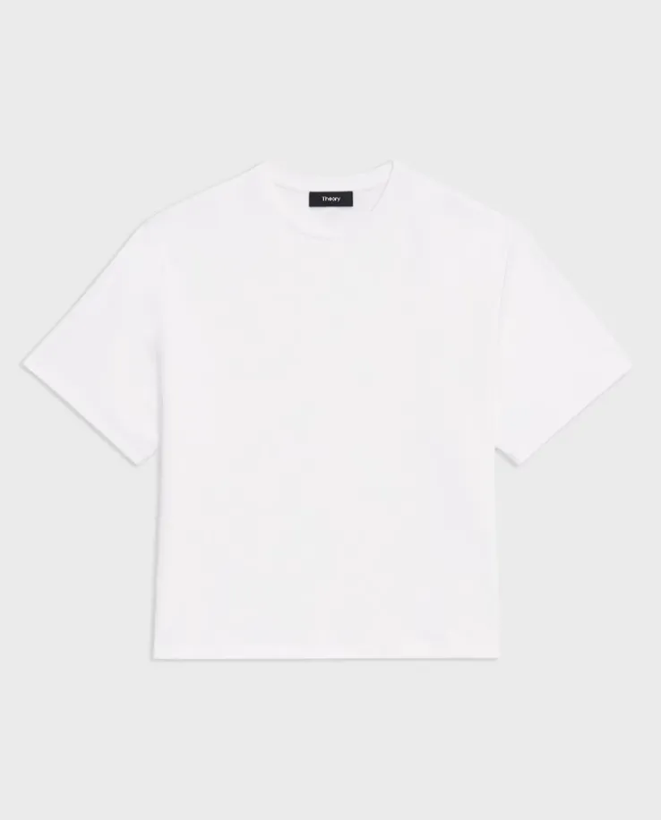 Biały bawełniany t-shirt