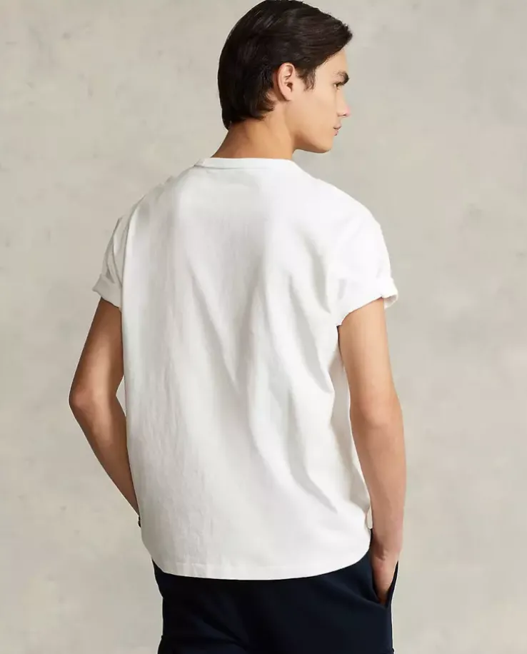 Biały t-shirt Regular Fit