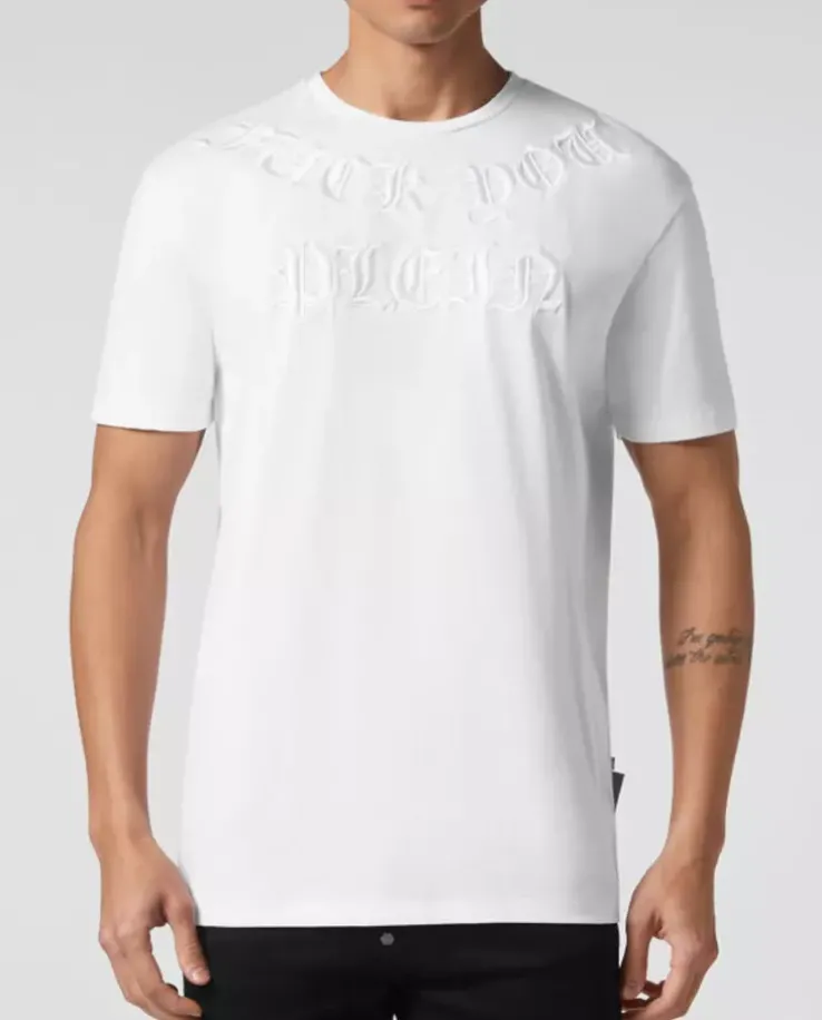 Biały t-shirt SS Gothic