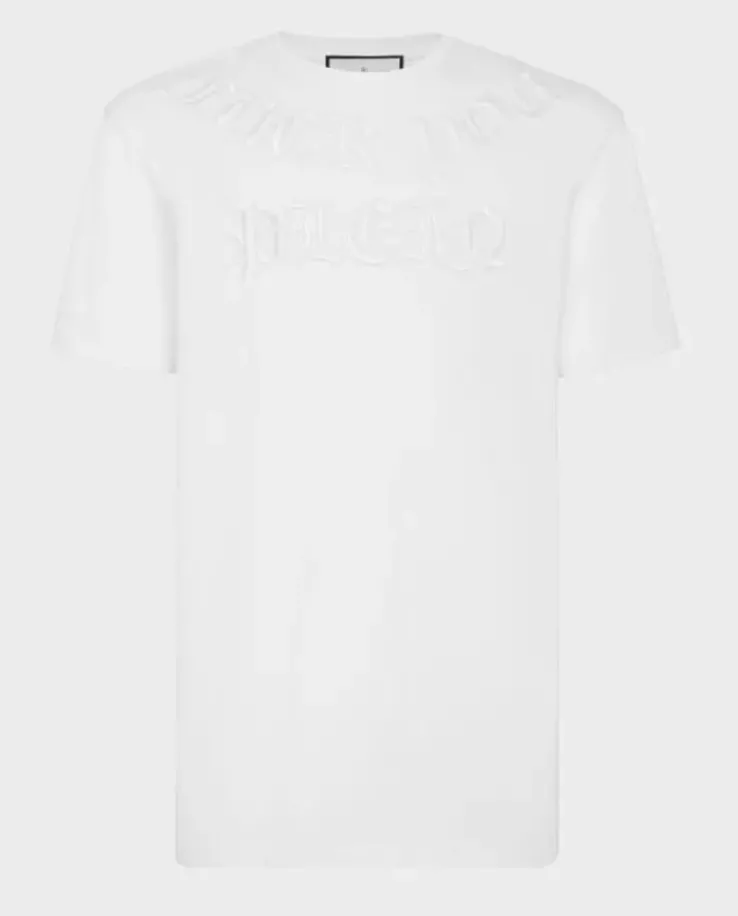 Biały t-shirt SS Gothic