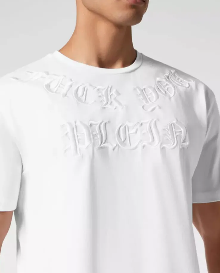 Biały t-shirt SS Gothic