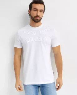 Biały t-shirt SS Gothic