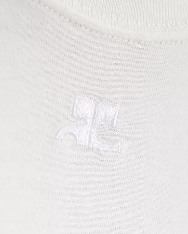 Biały t-shirt z logo