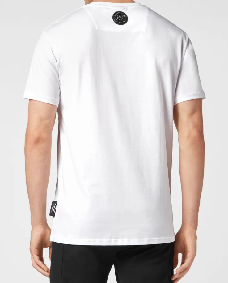 Biały t-shirt z logo