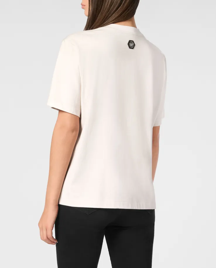 Biały t-shirt z printem