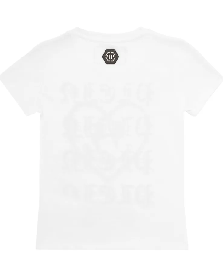 Biały T-shirt z printem