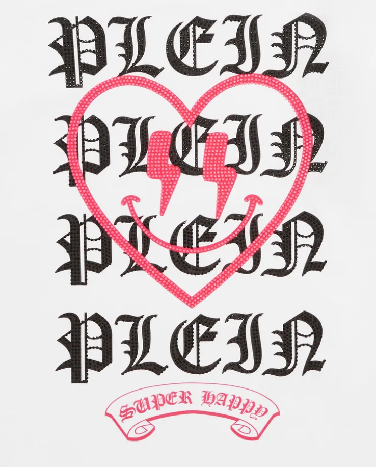 Biały T-shirt z printem