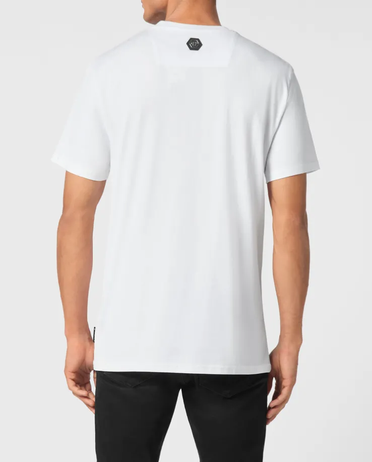 Biały T-shirt z printem