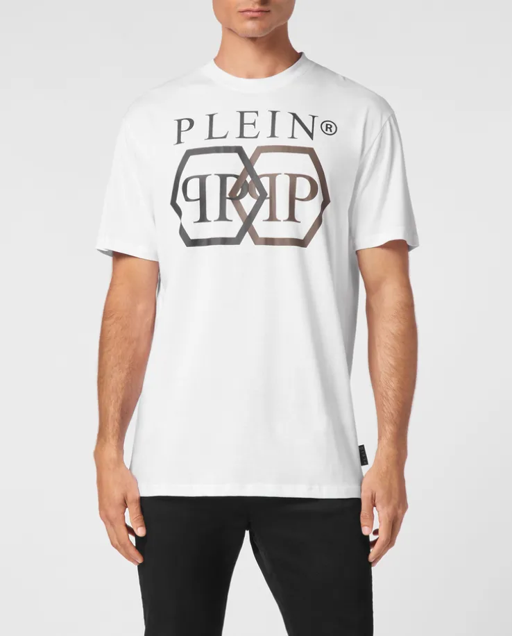 Biały T-shirt z printem