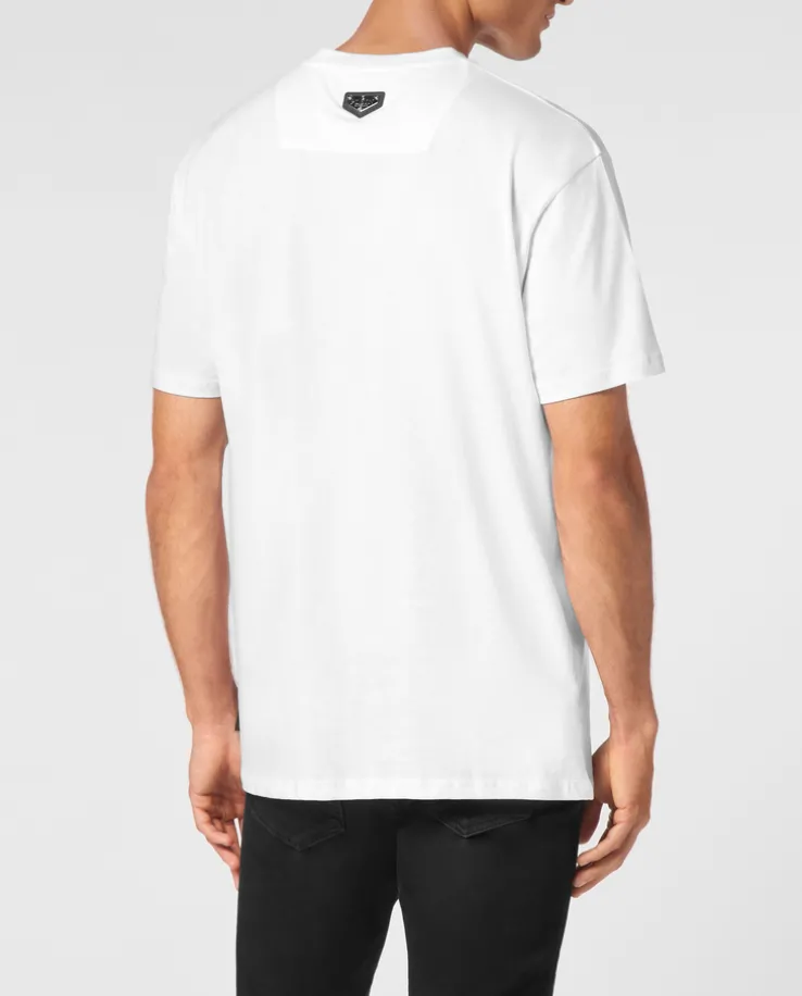 Biały T-shirt z printem