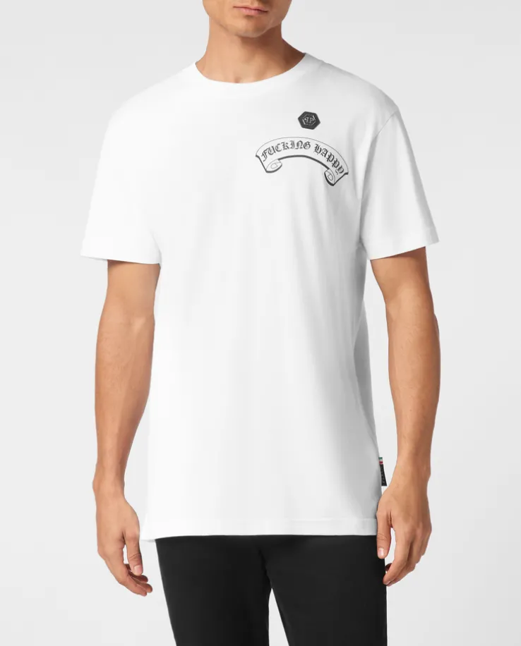 Biały T-shirt z printem