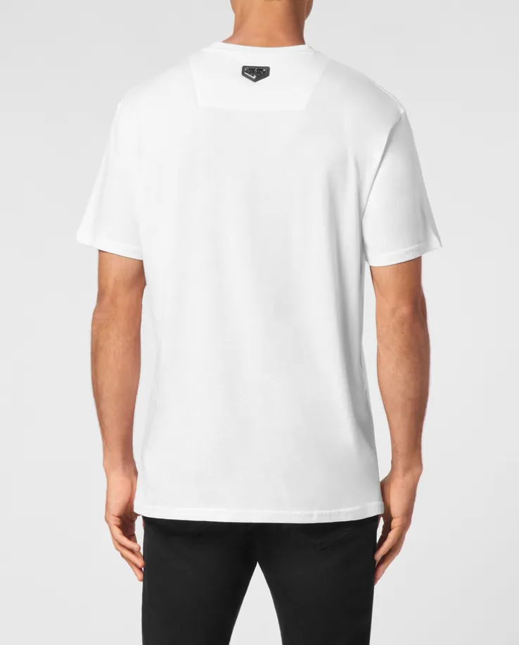 Biały T-shirt z printem