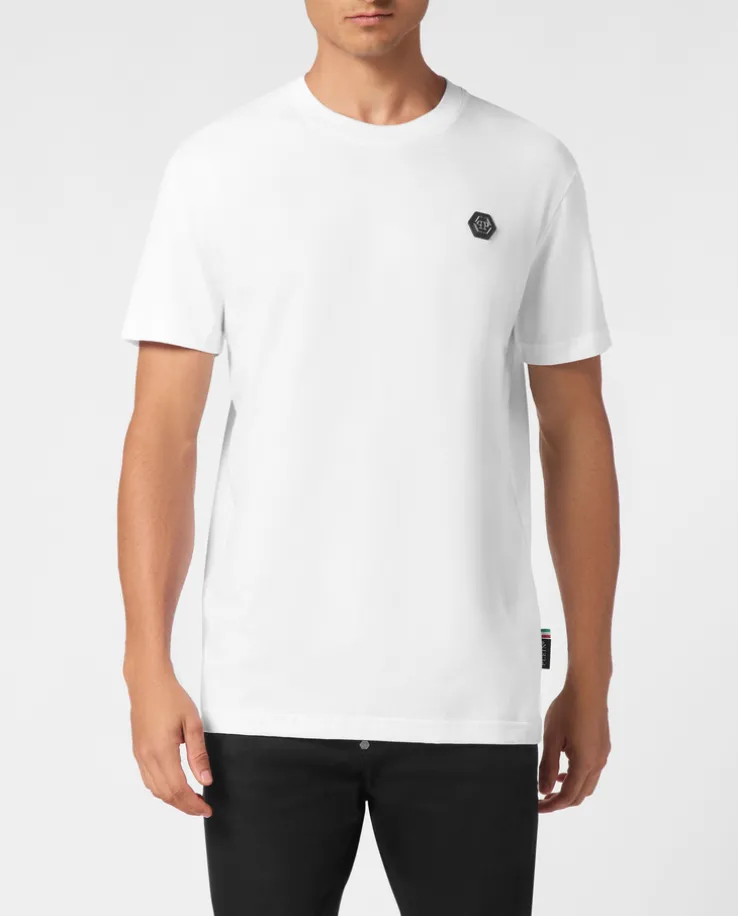 Biały T-shirt z printem