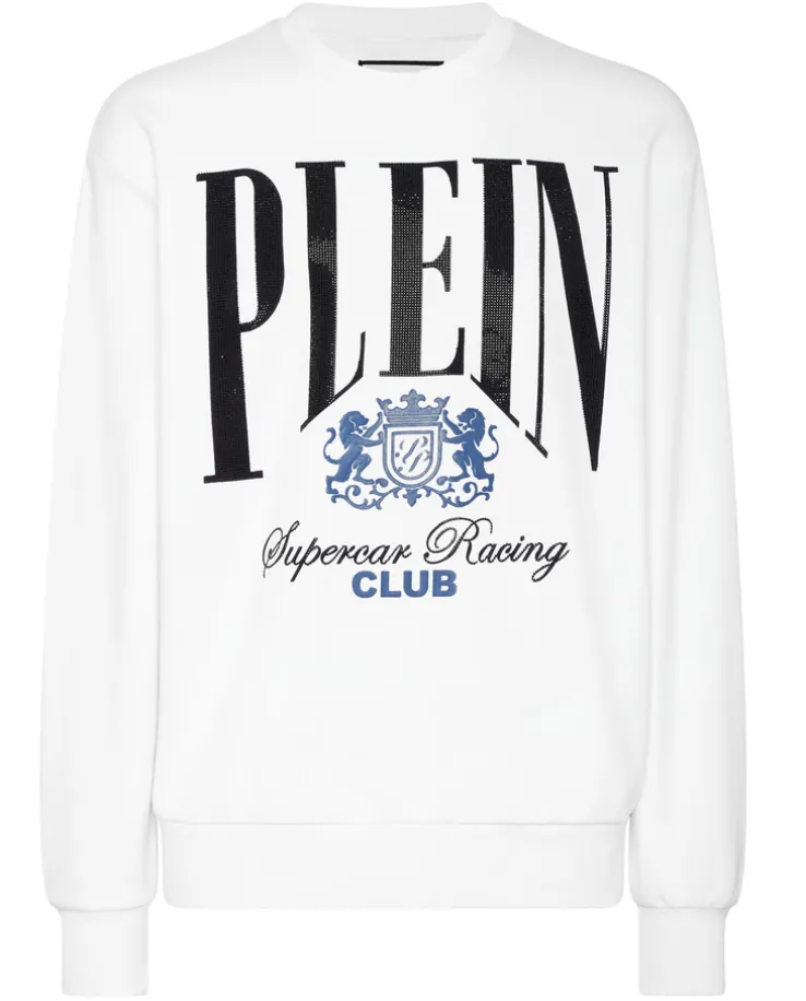 Bluza z kontrastowym logo