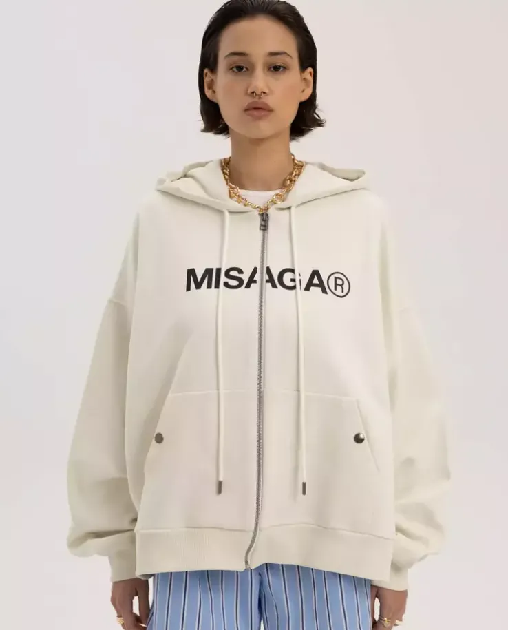 Bluza zapinana na suwak z logo