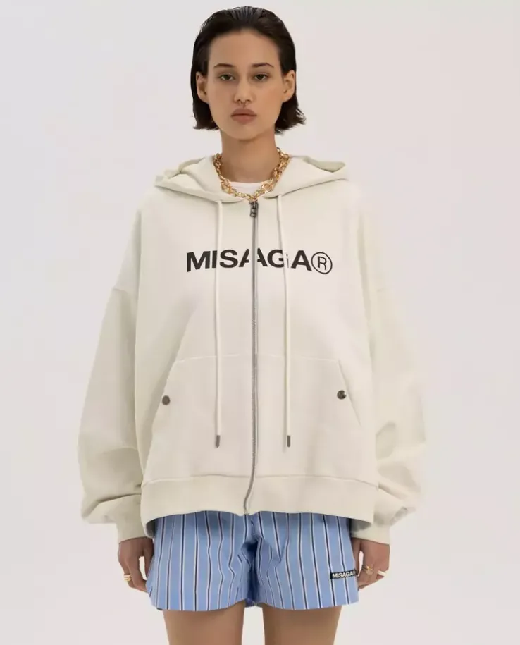 Bluza zapinana na suwak z logo