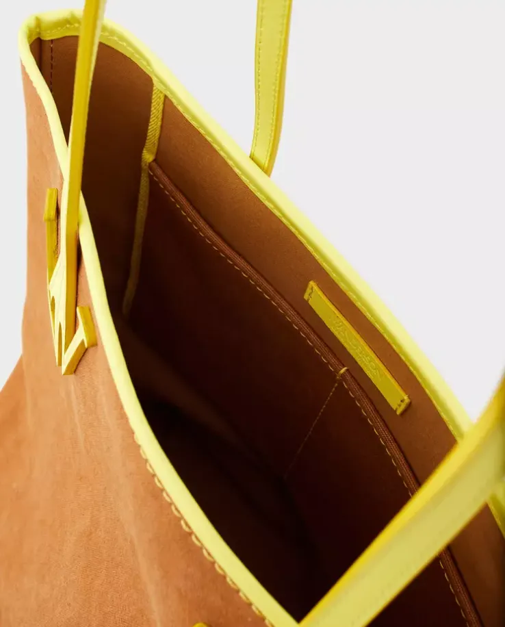 Brązowa torba z logo Tall Anchore tote