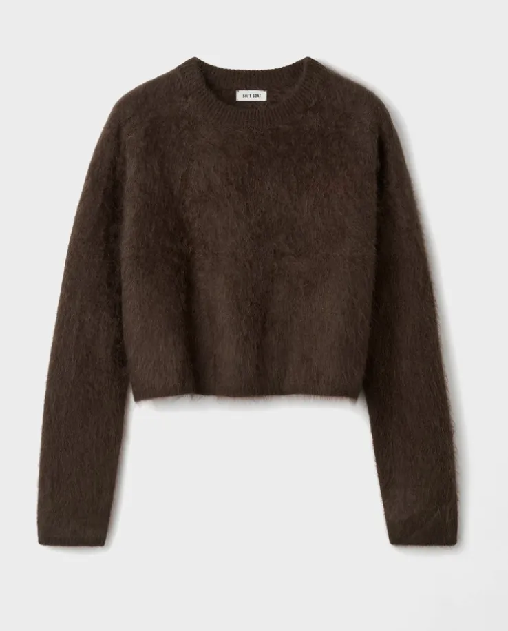 Brązowy sweter z kaszmiru