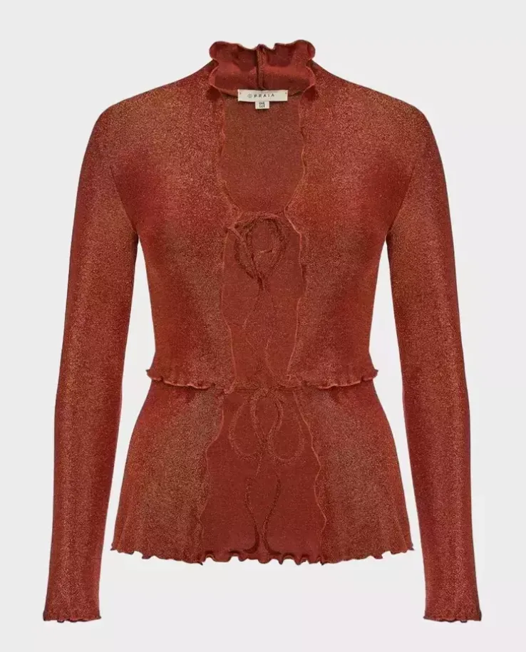 Błyszcząca bluzka Cinnamon Sparkle