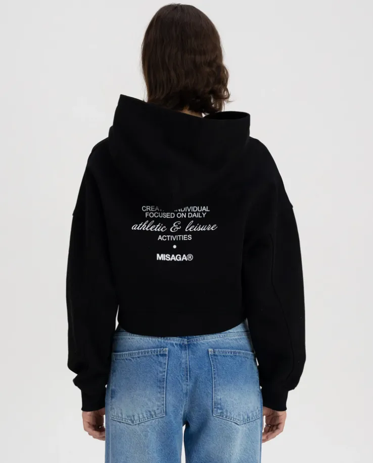 Czarna bluza z kapturem
