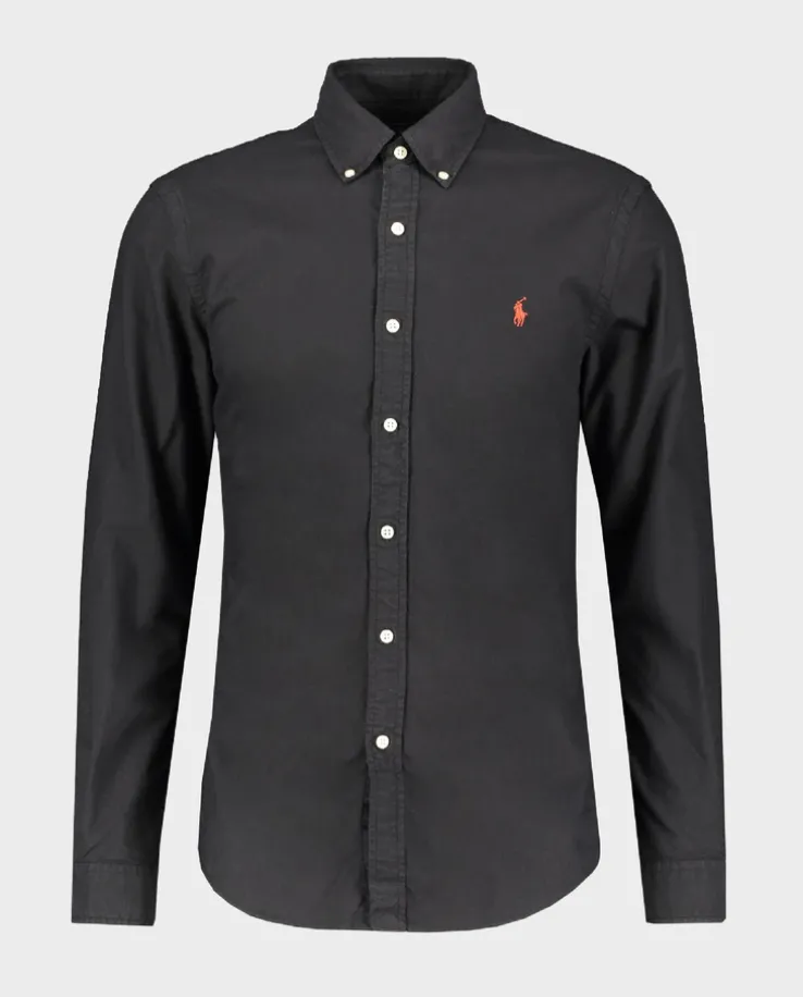 Czarna koszula Essential Slim Fit