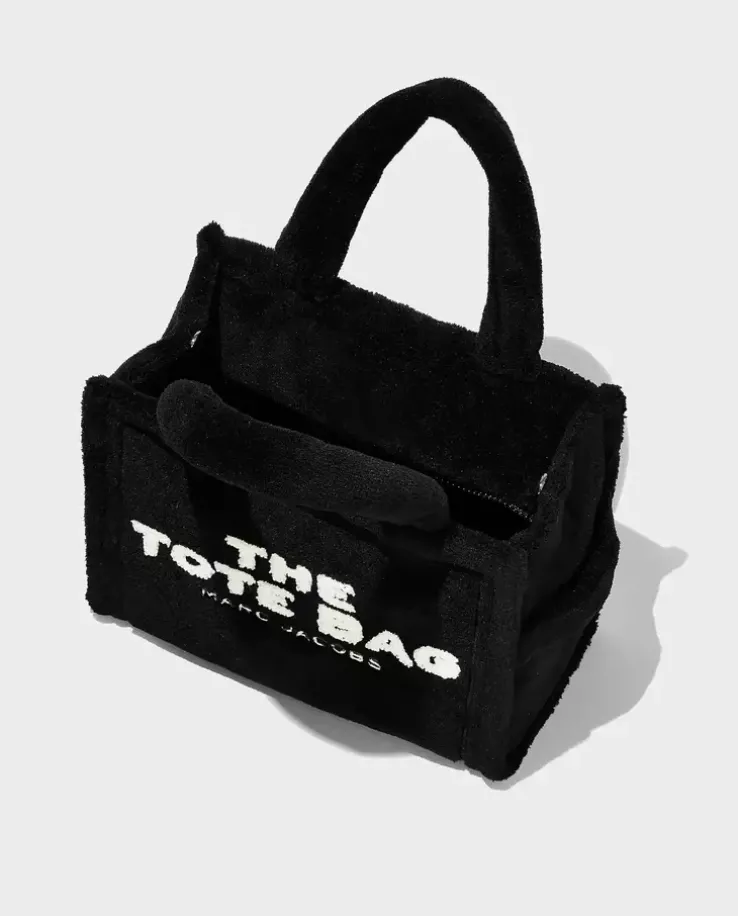 Czarna pluszowa torebka the Terry Small Tote
