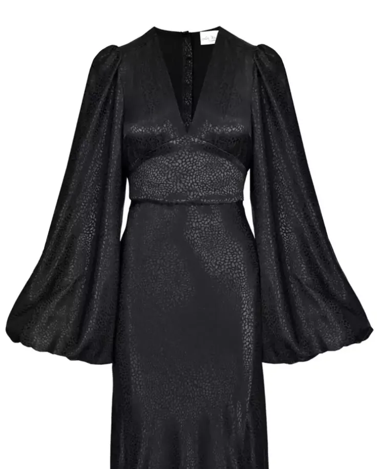 Czarna suknia maxi Adele