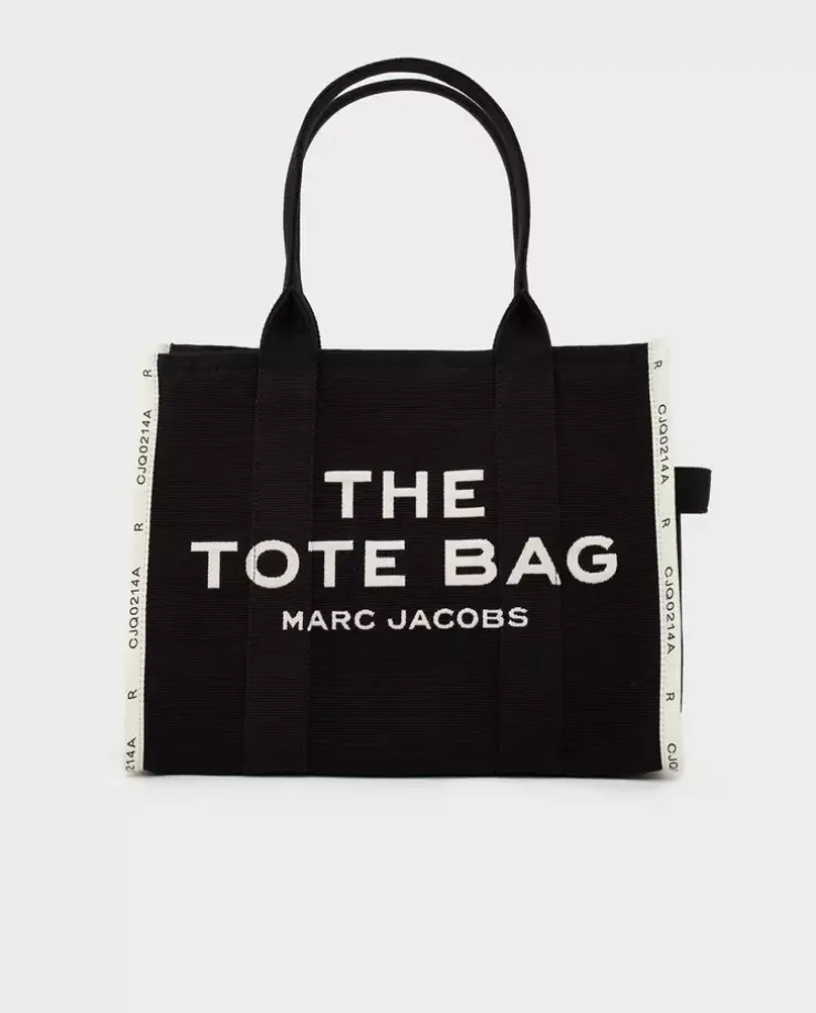 Czarna torba na ramię The Jacquard Large Tote