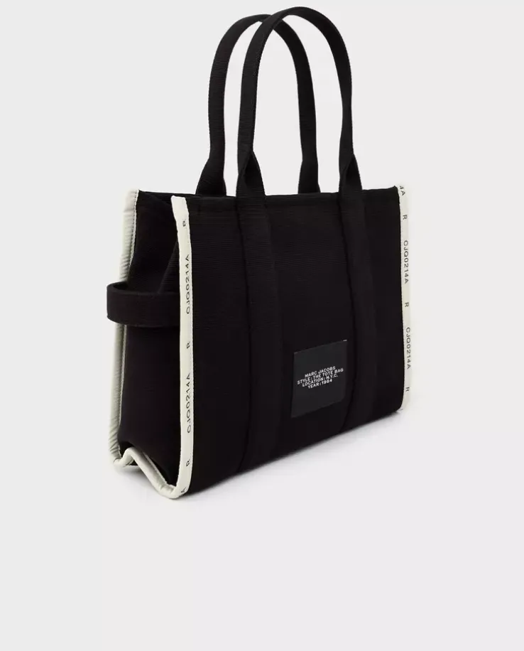 Czarna torba na ramię The Jacquard Large Tote