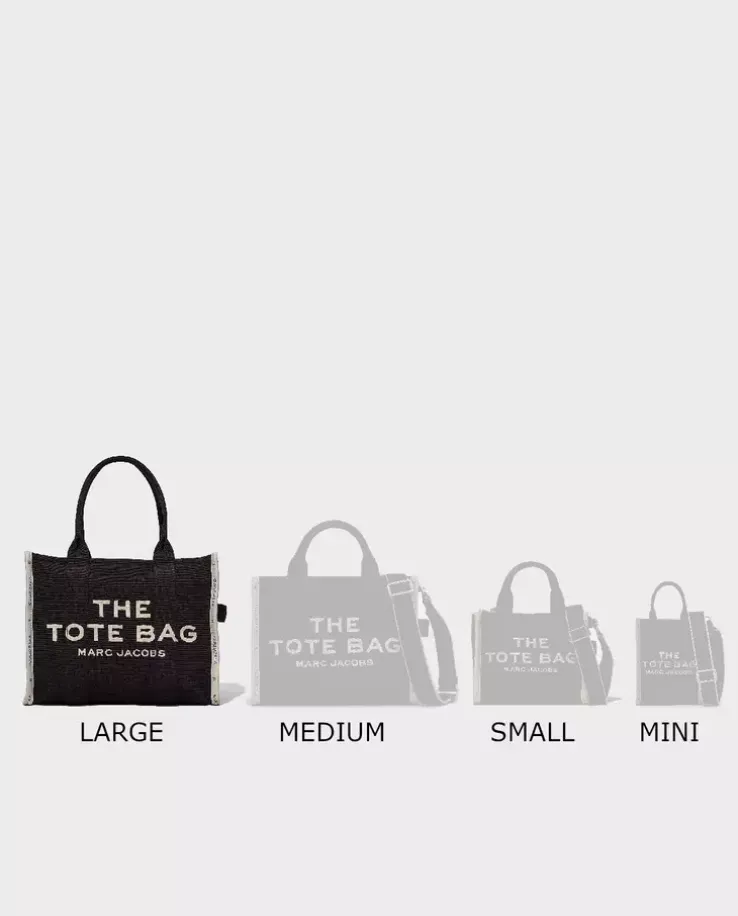 Czarna torba na ramię The Jacquard Large Tote