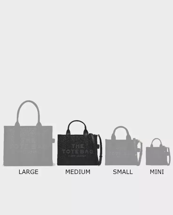 Czarna torba The Leather Medium Tote