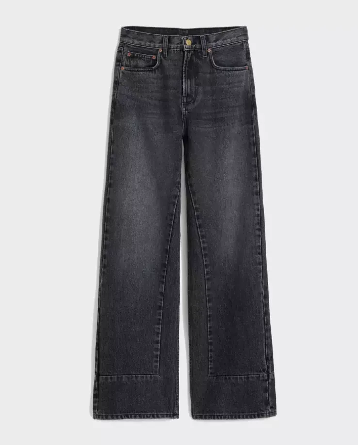 Czarne jeansy culotte Marcel